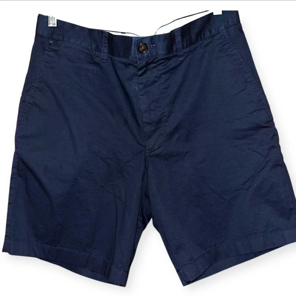 EUC J. Crew Navy Flat Front Shorts